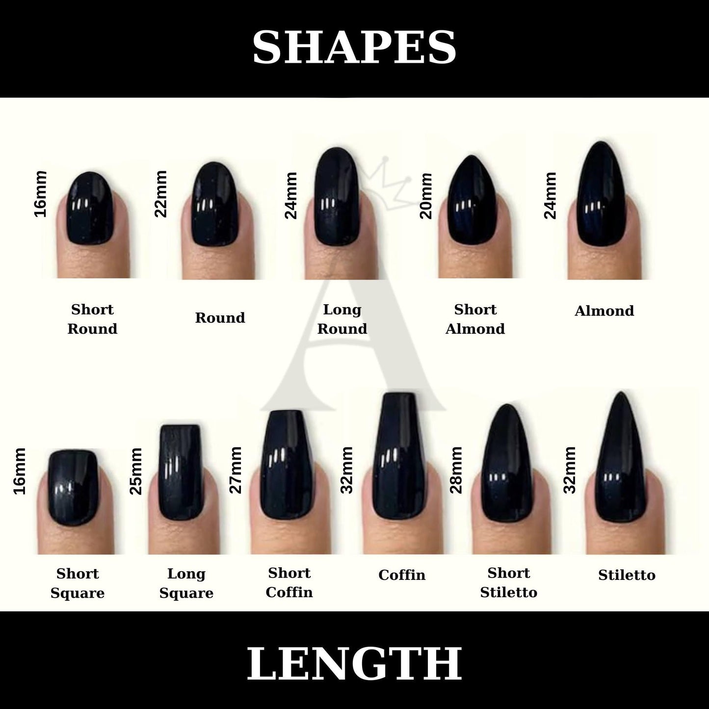 Cyberpunk Nightfall Vibe Press On Nails Dark Metallic Geometric Accent | Dark Futuristic Press Ons Geometric Metallic Accent Cyber Nightfall